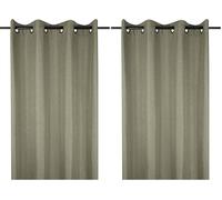 Stof - Rideau - Modèle Bea - Lichen - 140x260 cm - 100% Polyester (Lot de 2)