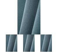 Stof - Rideau - Modèle Copenhague - Aqua - 140x260 cm - 100% Polyester (Lot de 4)