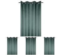 Stof - Rideau - Modèle Copenhague - Sapin - 140x260 cm - 100% Polyester R68937008 Standard (Lot de 4)