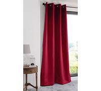Stof - Rideau - Modèle Notte - Rouge - 135x250 cm - 100% Polyester