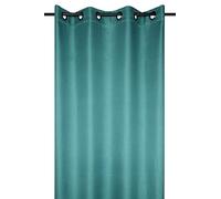 Stof - Rideau Occultant - Copenhague avec Œillets pour Salon ou Chambre - Taille 140 x 260 Canard - Rideau de Fenêtre ou Dressing Obscurcissant et Isolant - Idéal pour Maison