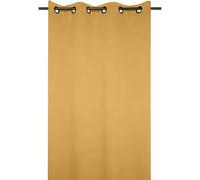 Stof - Rideau Occultant - modèle Notte avec Œillets pour Salon ou Chambre - Taille 135 x 180 Moutarde - Rideau de Fenêtre Obscurcissant et Isolant - Existe en 3 Tailles pour Maison