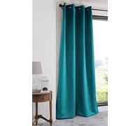 Stof - Rideau - Taille 135x180 cm - 100% Polyester - Couleur Bleu - Modèle Notte - Rideau de Fenêtre Obscurcissant et Isolant - Existe en 3 Tailles pour Maison - 8 Oeillets