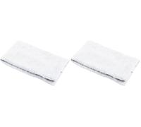 Stof - Serviette de Bain - Taille 30x50 cm - 100% Coton Bio - Couleur Blanc - Modèle Lagune - Linge de Bain - Lavage à 40 - Qualité Exceptionnelle (Lot de 2)