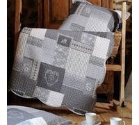 Stof - Arkansas Boutis avec 2 Taies Polyester Gris 220 x 240 cm P47118001, champêtre, Montagne