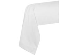 Taie de traversin blanche en coton 45 x 185 cm