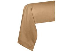 STOF - Taie de traversin -Taille 45x185 cm - 100% Coton certifié Oeko-Tex - Excellente qualité - Couleur Curry -Modèle Eden - Linge de Lit pour Maison - Doux et Confortable - Unisexe - Mixte