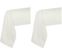 STOF - Taie de traversin -Taille 45x185 cm - 100% Coton certifié Oeko-Tex - Excellente qualité - Couleur Ivoire -Modèle Eden - Linge de Lit pour Maison - Doux et Confortable - Unisexe - Mixte