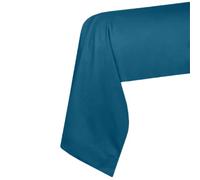 STOF - Taie de traversin -Taille 45x185 cm - 100% Coton certifié Oeko-Tex - Excellente qualité - Couleur Pétrole -Modèle Eden - Linge de Lit pour Maison - Doux et Confortable - Unisexe - Mixte