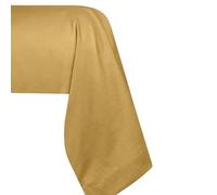 STOF - Taie de traversin - Taille 45x185 cm - Qualité Percale de Coton - 100% Coton certifié Oeko-Tex - Couleur Moutarde - Modèle Elysée - Linge de lit pour Maison