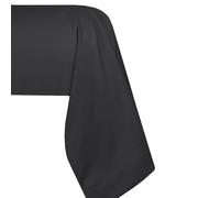 STOF - Taie de traversin - Taille 45x185 cm - Qualité Percale de Coton - 100% Coton certifié Oeko-Tex - Couleur Anthracite - Modèle Elysée - Linge de lit pour Maison