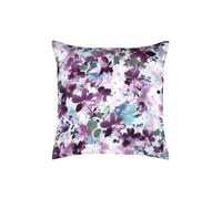 STOF - Taie d'oreiller Sac - Taille 63x63 cm - Qualité Percale de Coton - 100% Coton certifié Oeko-Tex - Parme - Rose - Modèle Pervenche - Linge de lit - Classique - Fleurs