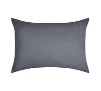 STOF - Taie d'oreiller -Taille 50x70 cm - 100% Coton certifié Oeko-Tex - Excellente qualité - Couleur Ardoise -Modèle Eden - Linge de Lit pour Maison - Doux et Confortable - Unisexe - Mixte