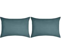 STOF - Taie d'oreiller -Taille 50x70 cm - 100% Coton certifié Oeko-Tex - Excellente qualité - Couleur Eucalyptus -Modèle Eden - Linge de Lit pour Maison - Doux et Confortable - Unisexe - Mixte