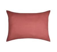 STOF - Taie d'oreiller -Taille 50x70 cm - 100% Coton certifié Oeko-Tex - Excellente qualité - Couleur Grenache -Modèle Eden - Linge de Lit pour Maison - Doux et Confortable - Unisexe - Mixte