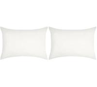 STOF - Taie d'oreiller -Taille 50x70 cm - 100% Coton certifié Oeko-Tex - Excellente qualité - Couleur Ivoire -Modèle Eden - Linge de Lit pour Maison - Doux et Confortable - Unisexe - Mixte (Lot de 2)