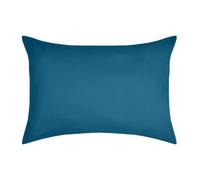 STOF - Taie d'oreiller -Taille 50x70 cm - 100% Coton certifié Oeko-Tex - Excellente qualité - Couleur Pétrole -Modèle Eden - Linge de Lit pour Maison - Doux et Confortable - Unisexe - Mixte