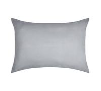 STOF - Taie d'oreiller -Taille 50x70 cm - 100% Coton certifié Oeko-Tex - Excellente qualité - Couleur Souris -Modèle Eden - Linge de Lit pour Maison - Doux et Confortable - Unisexe - Mixte