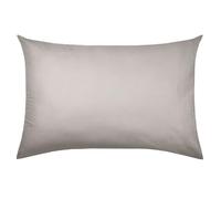 STOF - Taie - Taille 50x70 cm - 100% Coton Biologique - Qualité - Certifié Oeko-Tex - Couleur Lin - Modèle Horizon - Linge de lit pour Maison - Doux et Confortable