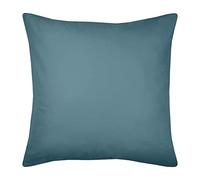 Une Taie d'oreiller Couleur Bleu en coton - 65 x 65 cm