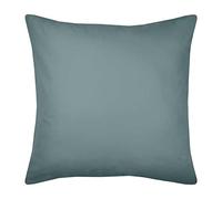 STOF - Taie - Taille 65x65 cm - 100% Coton Biologique - Qualité - Certifié Oeko-Tex - Couleur Eucalyptus - Modèle Horizon - Linge de lit pour Maison - Doux et Confortable