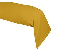 - Une Taie de traversin Couleur Moutarde - 45 x 185 cm