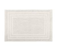 Stof - Tapis de Bain - Taille 45x70 cm - 100% Coton Bio - Couleur Ecru - Modèle Lagune - Linge pour la Maison - Doux et Confortable - Idéal pour la Salle de Bain