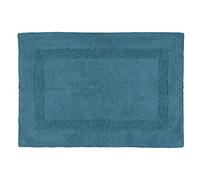 Stof - Tapis d'Intérieur - Taille 50x80 cm - 100% Coton - Couleur Petrole - Modèle Softness - Idéal dans Toutes Les pièces de la Maison - Lavable - Doux et Confortable