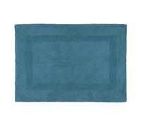 Stof - Tapis d'Intérieur - Taille 50x80 cm - 100% Coton - Couleur Petrole - Modèle Softness - Idéal dans Toutes Les pièces de la Maison - Lavable - Doux et Confortable