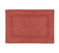 Stof - Tapis d'Intérieur - Taille 50x80 cm - 100% Coton - Couleur Terracotta - Modèle Softness - Idéal dans Toutes Les pièces de la Maison - Lavable - Doux et Confortable