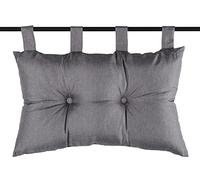 Stof - Tête de Lit - Polyester - Modèle Bea - Anthracite - 45 x 70 cm