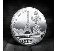 STOFENIO Médaille de la Tour Eiffel à Paris Collection des Métiers d’Art Créatifs et Culturels - Argent