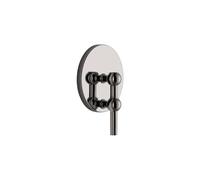 STOFF Nagel Bougeoir Mural H14,5 Chrome Noir