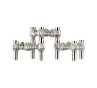 STOFF Bougeoir Quist STOFF. 3 pièces Chrome brossé