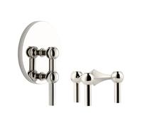 STOFF Nagel Bougeoir STOFF Nagel 2 pièces - Chrome