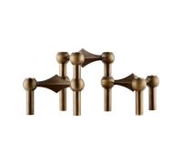 STOFF Nagel STOFF Nagel bougeoir lot de 3 Bronzed brass
