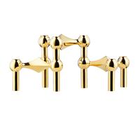 STOFF STOFF Nagel bougeoir lot de 3 laiton