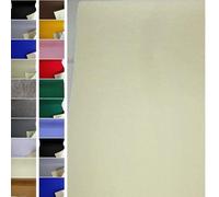 StoffBook C345 Feutrine de bricolage auto-adhésive premium 100 cm de large, blanc laiton