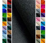 Stoffbook E044 Feutrine de poche en tissu anthracite solide 4 mm à 100 cm