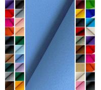 StoffBook E381 Tissu en feutre bleu premium de 4 mm d'épaisseur avec une apparence noble comme du feutre de laine, idéal pour le bricolage, 100 cm de large