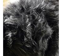 Stoffbook GRIS FOURRURE FLOKATI CHEVEUX LONGS 50X155CM SHOOTING PHOTO POUR CARNEVAL ET DÉCORATION, B412 (Gris)
