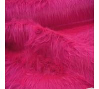 Stoffbook ROSE FOURRURE FLOKATI CHEVEUX LONGS 50X155CM SHOOTING PHOTO POUR CARNEVAL ET DÉCORATION, B630 (Rose)
