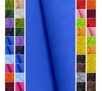 Stoffbook Tissu feutre 90CM~1MM~ feutrine de bricolage Loisirs Créatifs bleu royal, D503