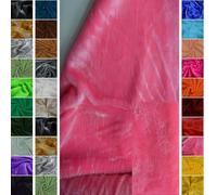 Stoffbook Tissu imitation fourrure de lapin Fausse fourrure doudou Rose, D109