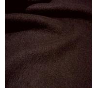 Stoffbook Tissu loden foulé très precieux 620g 100% laine vierge marron sombre, B447