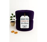 StoffBook VIOLETT Fourrure d'ours en fourrure synthétique, 25 x 155 cm