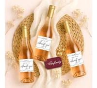 Stofinity Lot de 11 mini étiquettes de champagne « Will You Be My Bridesmaid » - Inscription « I Can't Say I Do Without You »