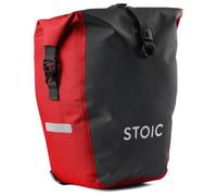 Stoic - GranvikSt. Back Pannier 22 - Sacoches pour porte-bagages - Set of Two - black / bright red