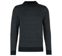 Stoic - Heavy MerinoKnit MMXX.Norrbotten Sweater - Pull en laine mérinos - XL - black / smoke grey