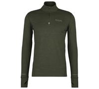 Stoic - HelsingborgSt. Performance Longsleeve with Zip - T-shirt de running - L - dark pine melange